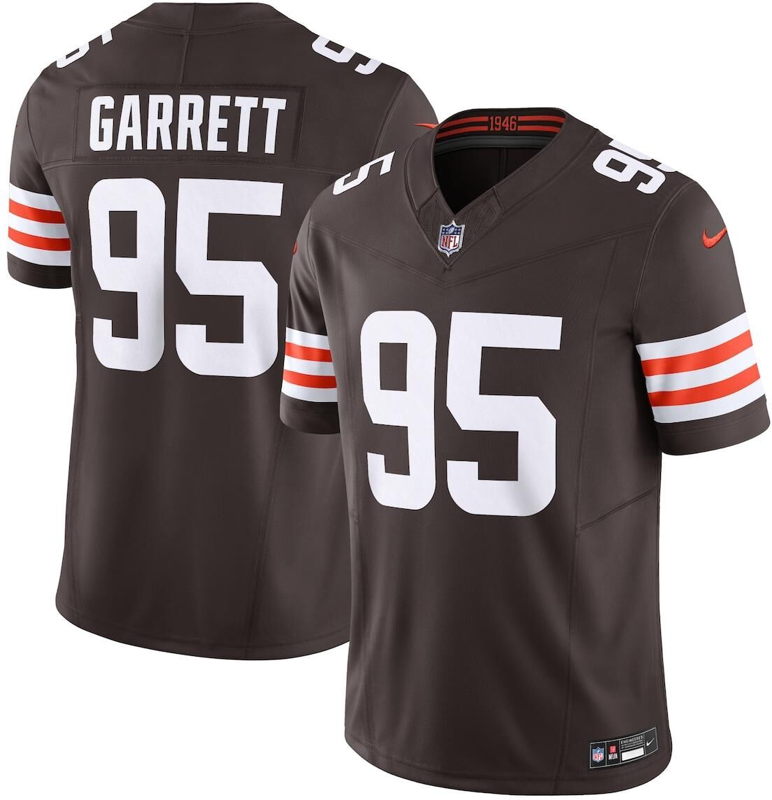 Nike Men's Nike Myles Garrett Brown Cleveland Browns Vapor F.u.s.e. Limited Jersey - Brown