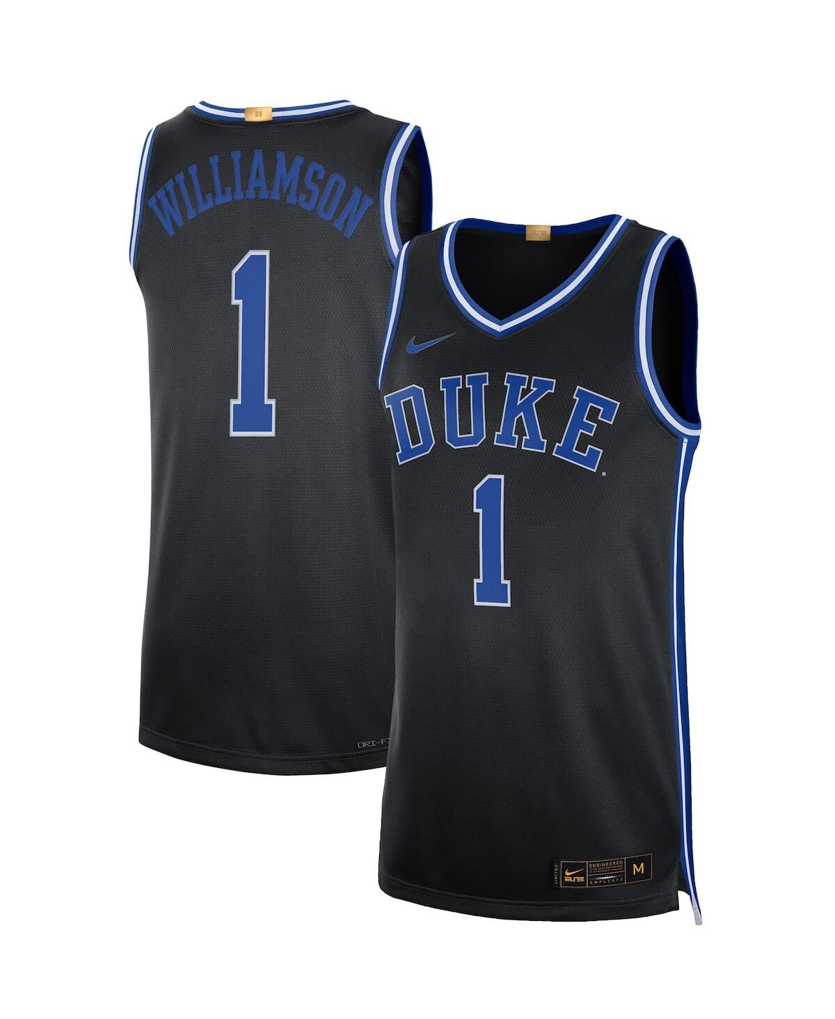 Nike Men's Zion Williamson Black Duke Blue Devils Alumni Player Limited Basketball Jersey - Black