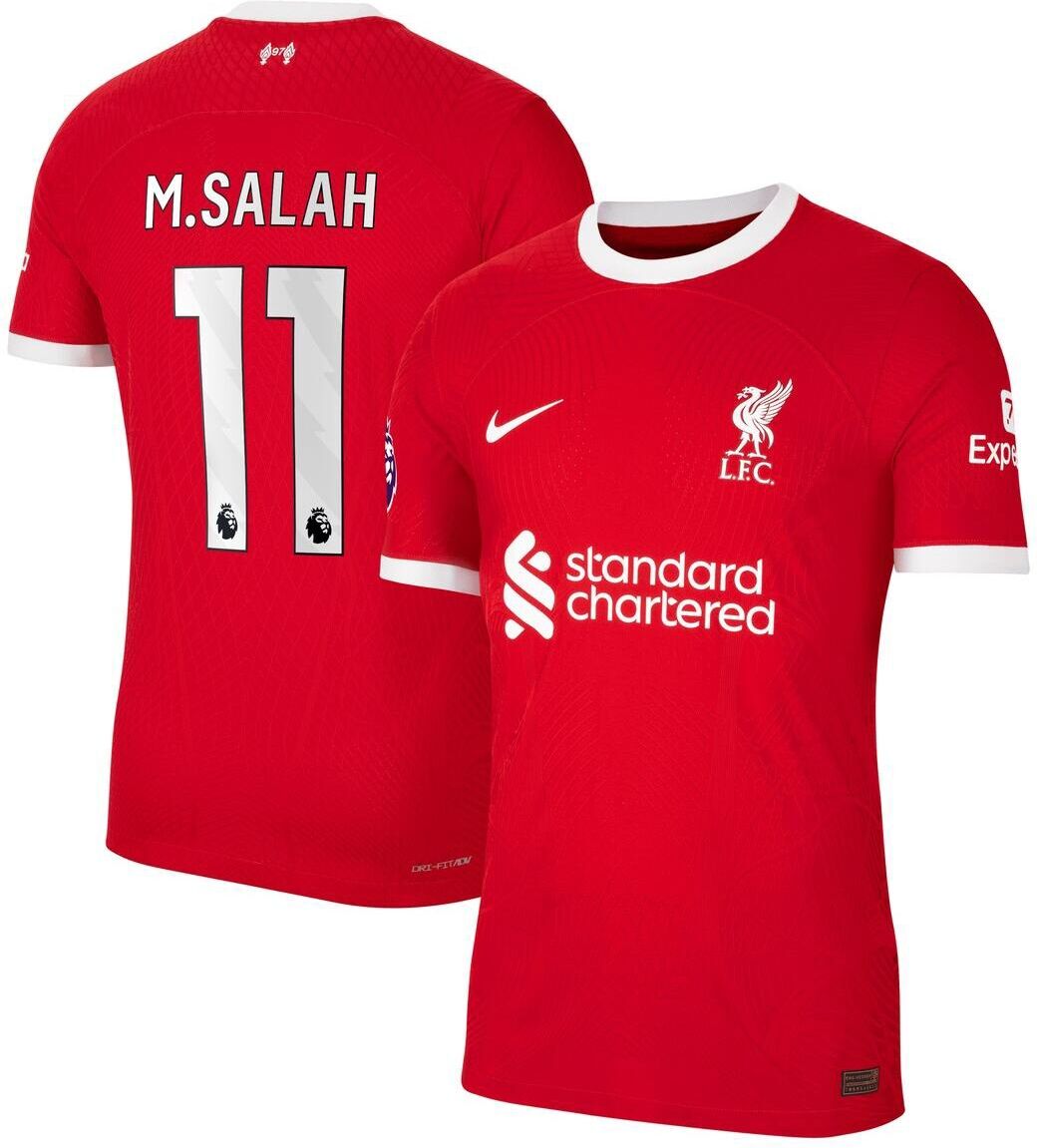 Nike Men's Nike Mohamed Salah Red Liverpool 2023/24 Home Authentic Player Jersey - Red