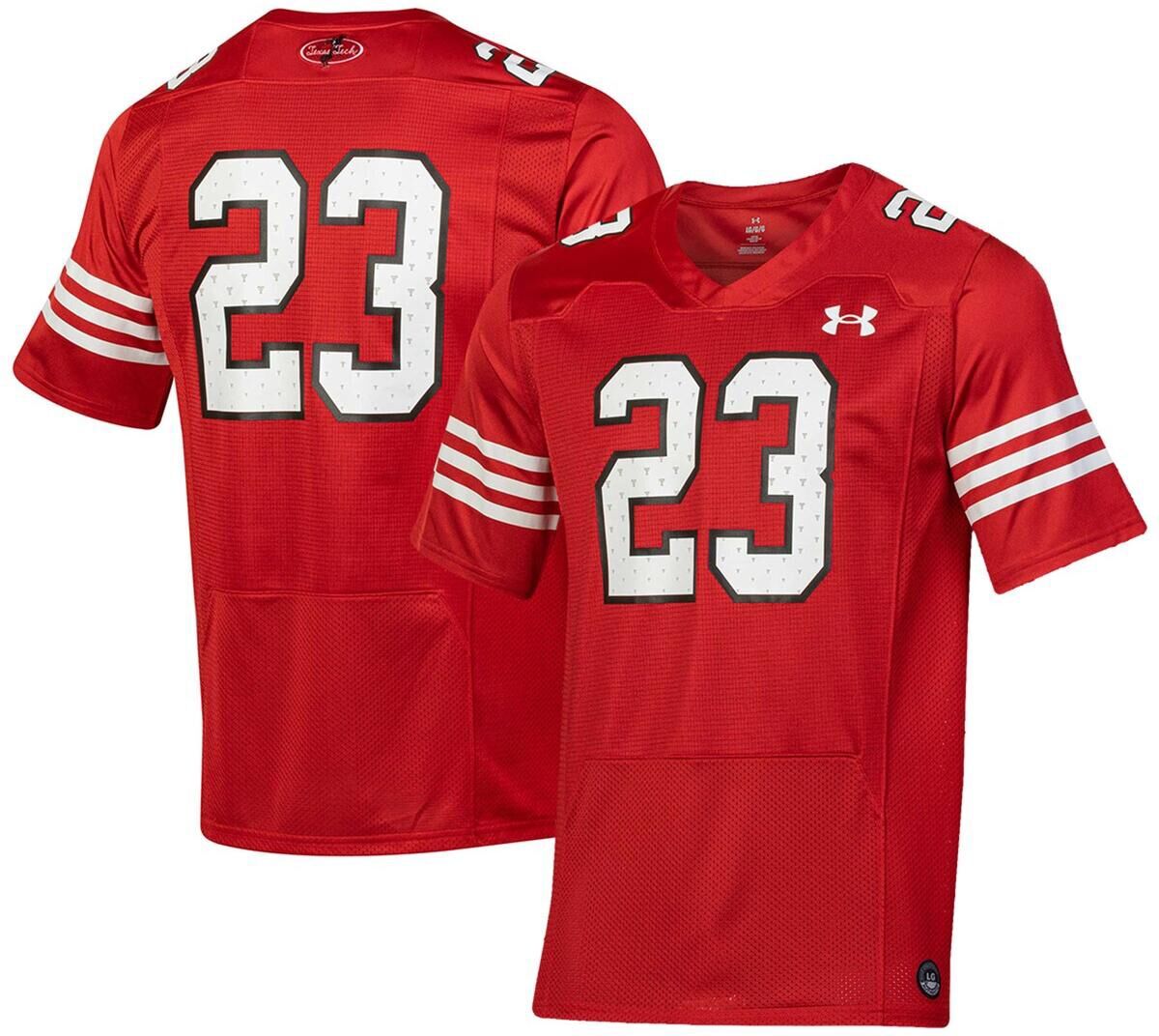 Under Armour Men's Under Armour #23 Red Texas Tech Red Raiders Throwback Replica Jersey - Red