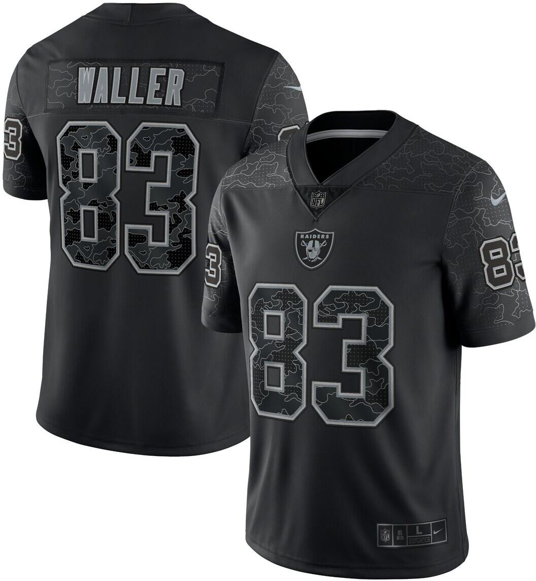 Nike Men's Nike Darren Waller Black Las Vegas Raiders Reflective Limited Jersey - Black