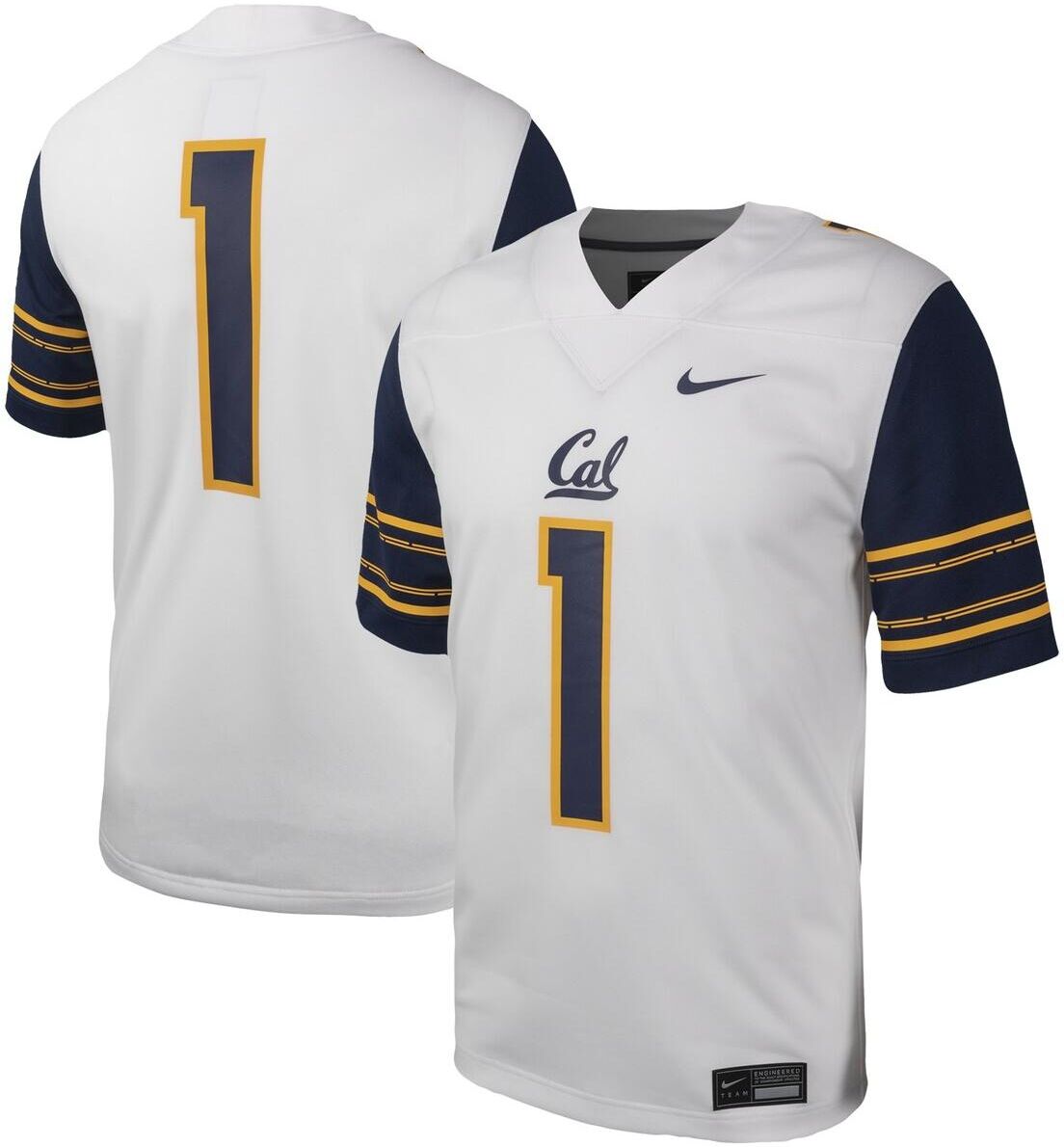 Nike Men's Nike #1 White Cal Bears Untouchable Football Replica Jersey - White