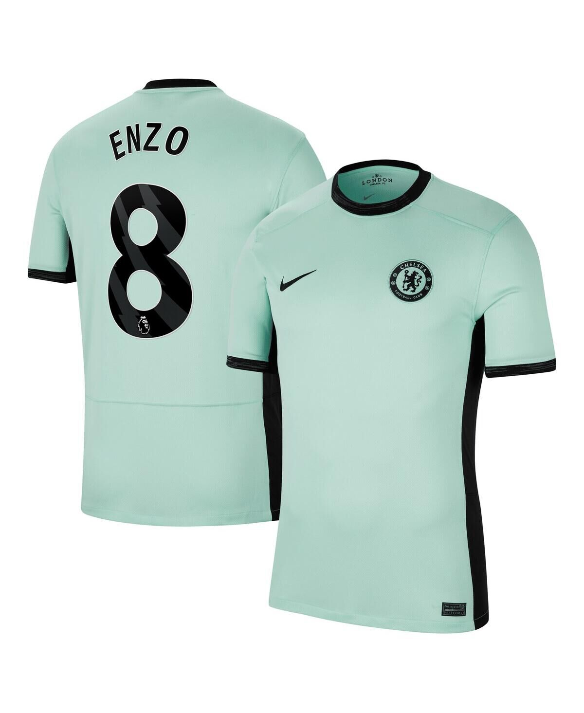 Nike Men's Nike Enzo Fernandez Mint Chelsea 2023/24 Third Stadium Replica Player Jersey - Mint