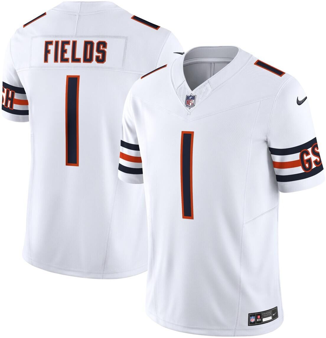 Nike Men's Nike Justin Fields White Chicago Bears Vapor F.u.s.e. Limited Jersey - White