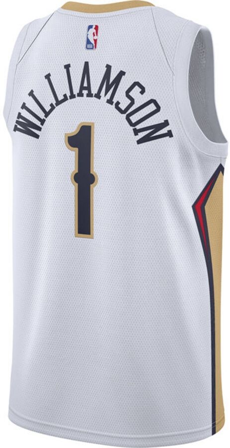 Nike New Orleans Pelicans Men's Association Swingman Jersey Zion Williamson - White