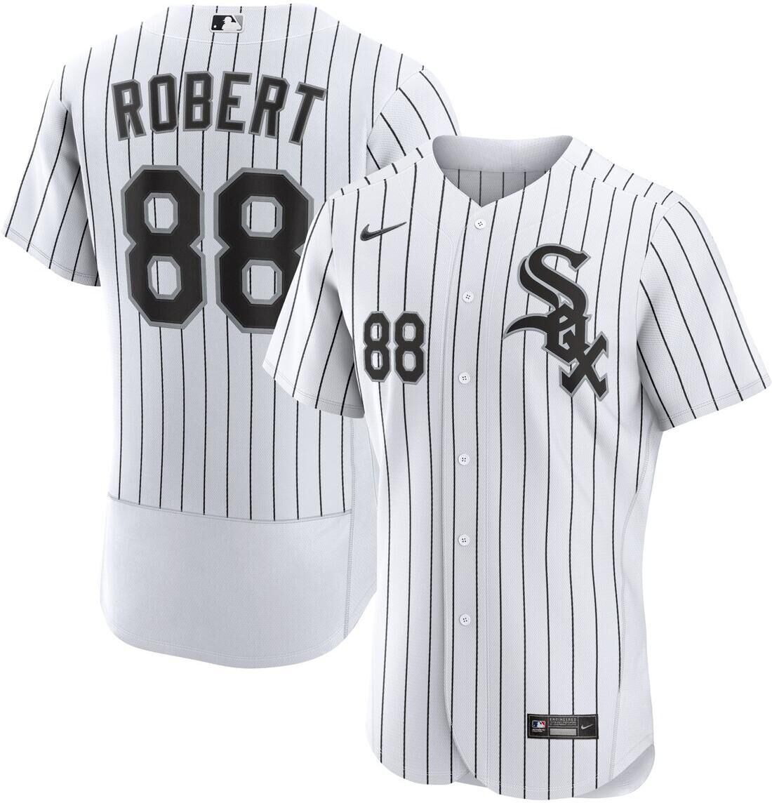 Nike Men's Nike Luis Robert White, Black Chicago White Sox Home Authentic Player Jersey - White, Black