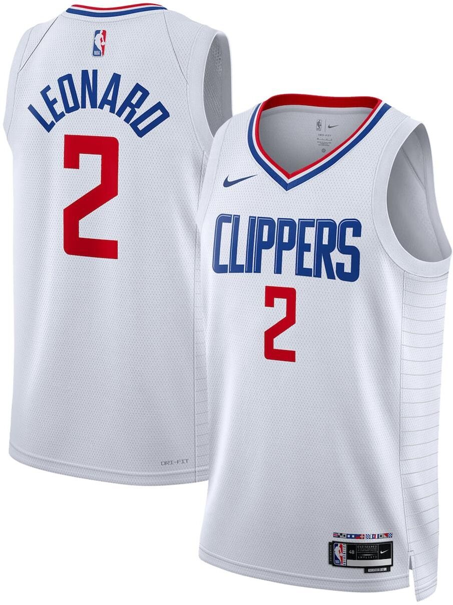 Nike Men's Nike Kawhi Leonard White La Clippers Swingman Jersey - Association Edition - White