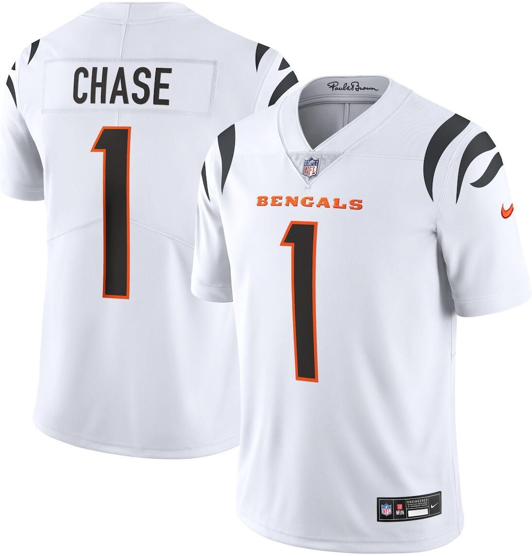 Nike Men's Nike Ja'Marr Chase White Cincinnati Bengals Vapor Untouchable Limited Jersey - White