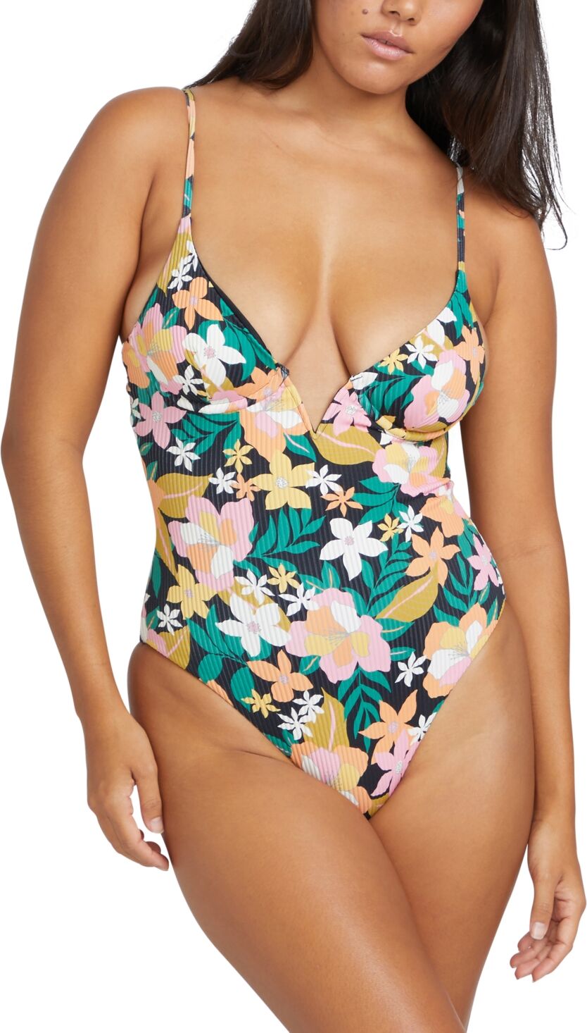 Volcom Juniors' Had Me At Aloha One-Piece Swimsuit - Multi