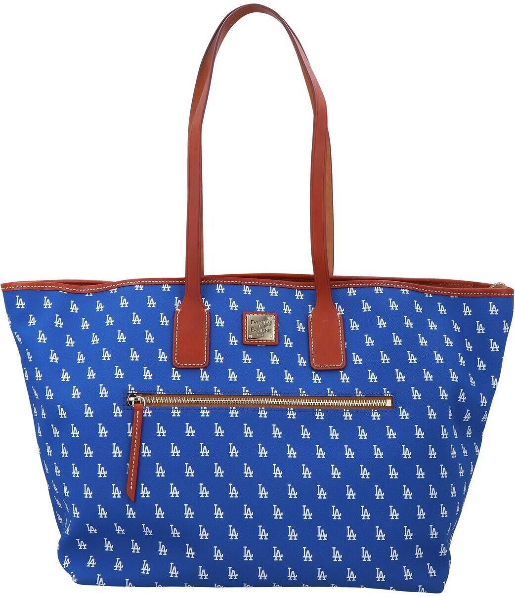 Dooney & Bourke Women's Dooney & Bourke Los Angeles Dodgers Signature Large Zip Tote Bag - Blue