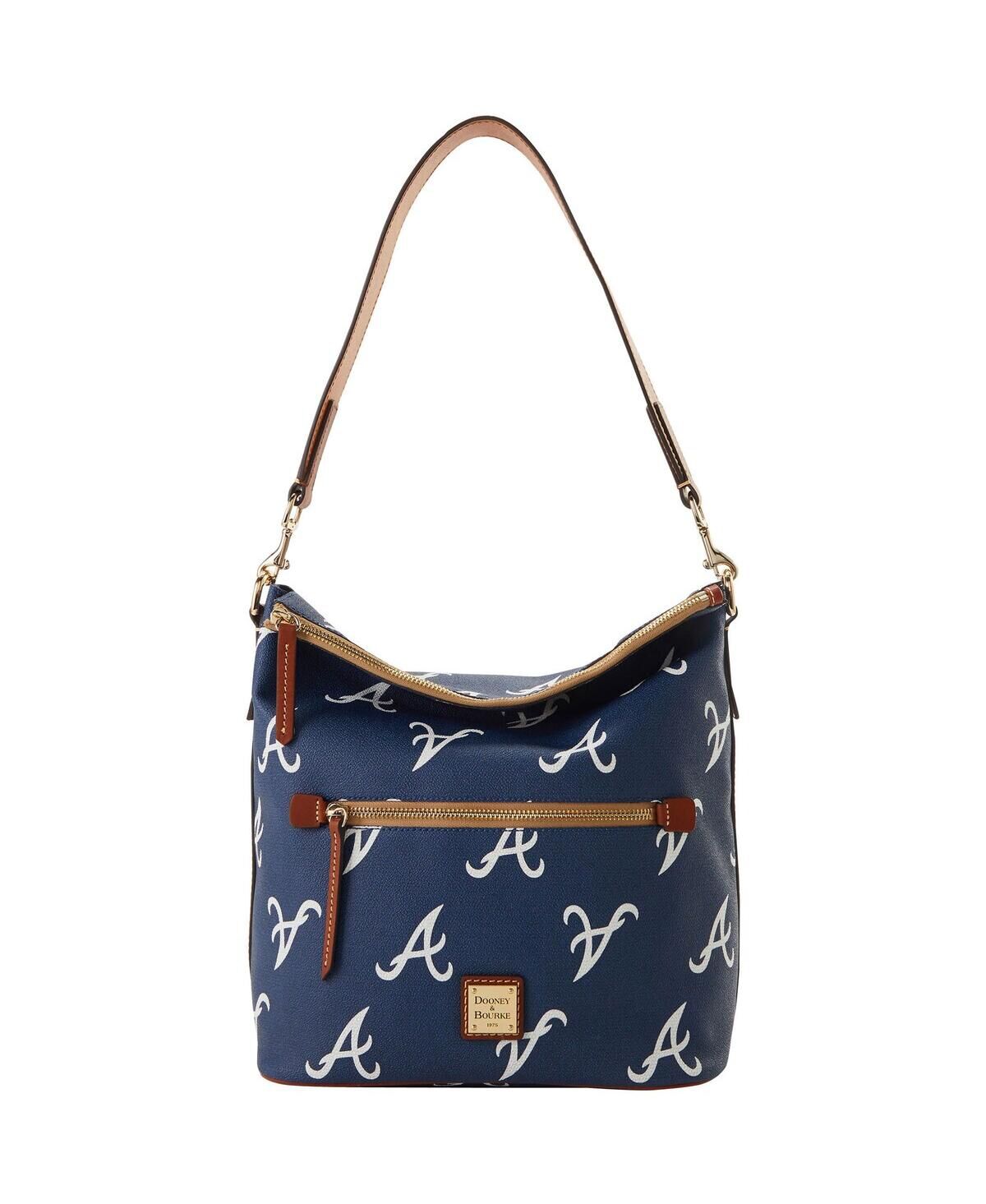 Dooney & Bourke Women's Dooney & Bourke Atlanta Braves Sporty Monogram Large Purse - Navy