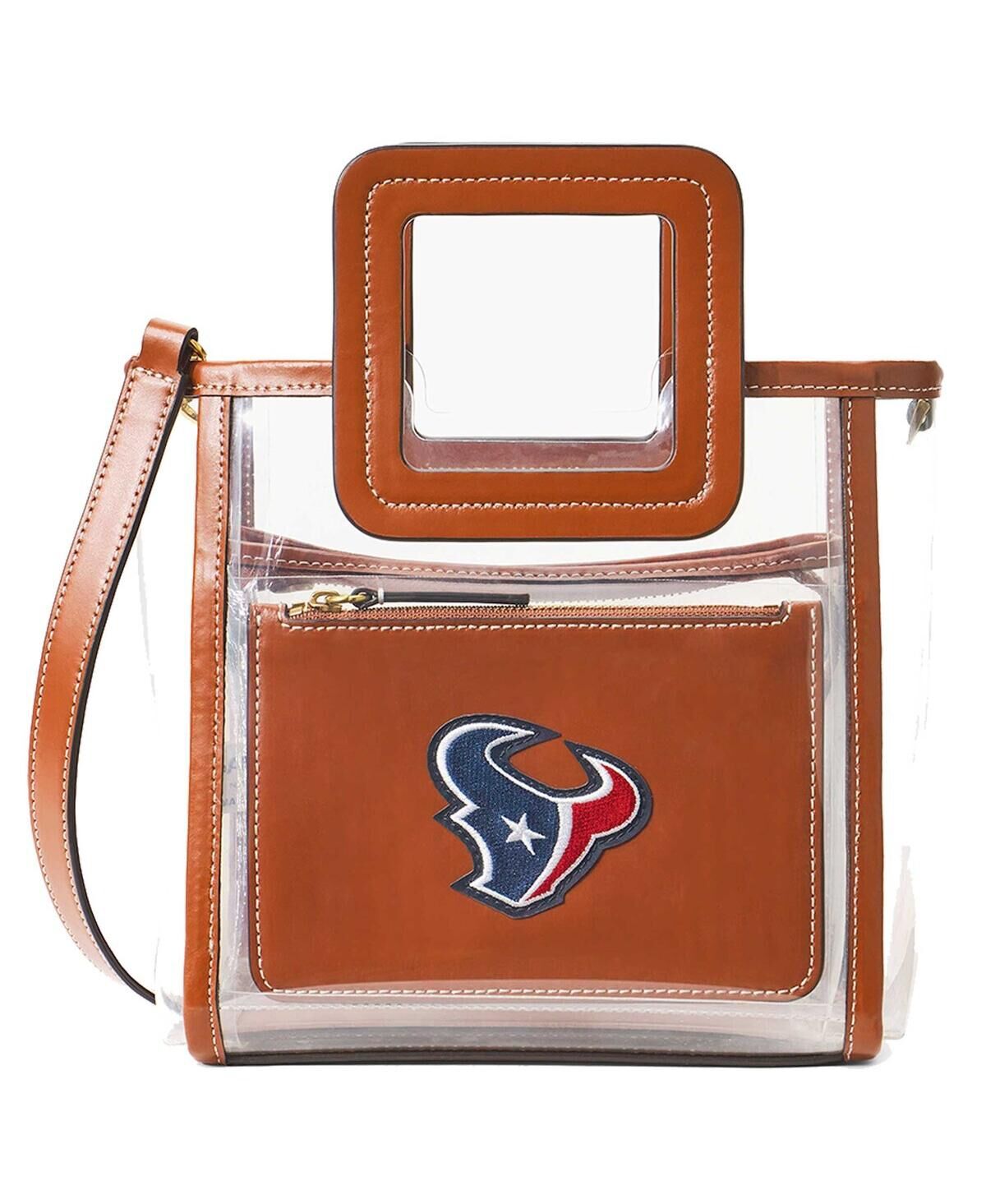 Staud Women's Staud Houston Texans Clear Mini Shirley Bag - Clear