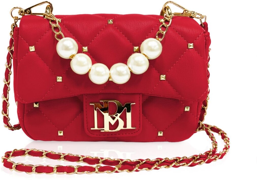 Badgley Mischka Women's Mini Flap Quilted Handbag - Red