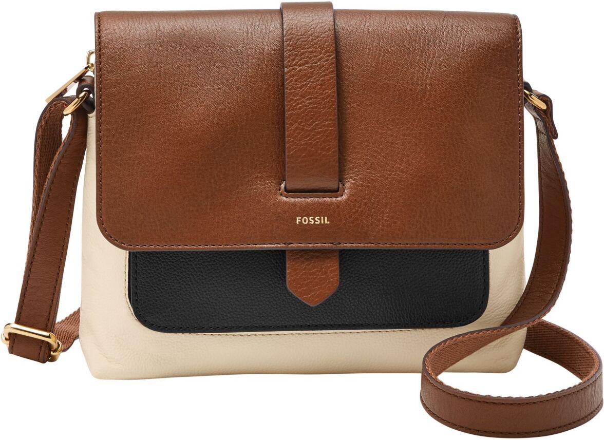 Fossil Kinley Mini Crossbody Bag - Black, Bone