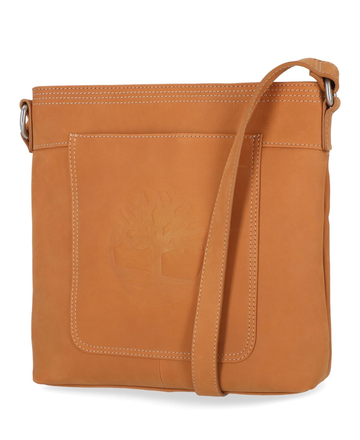 Timberland Leather Crossbody Purse Shoulder Bag - Wheat