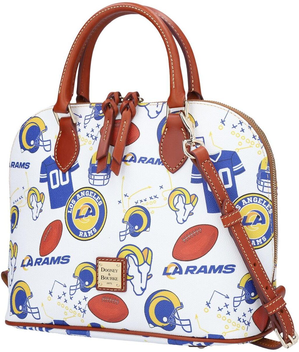 Dooney & Bourke Women's Dooney & Bourke Los Angeles Rams Gameday Zip Zip Satchel - White