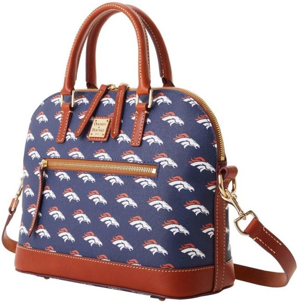 Dooney & Bourke Dooney Bourke Denver Broncos Signature Domed Zip Satchel Purse