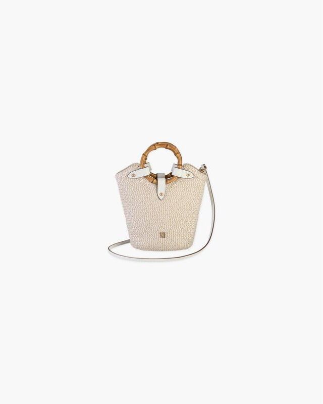 Eric Javits Women's Mini My Way Handbag - White mix