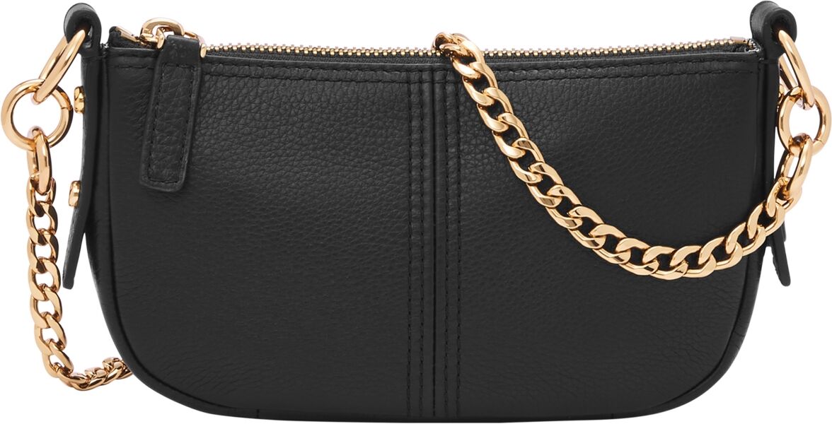 Fossil Jolie Mini Baguette Crossbody Bag - Black