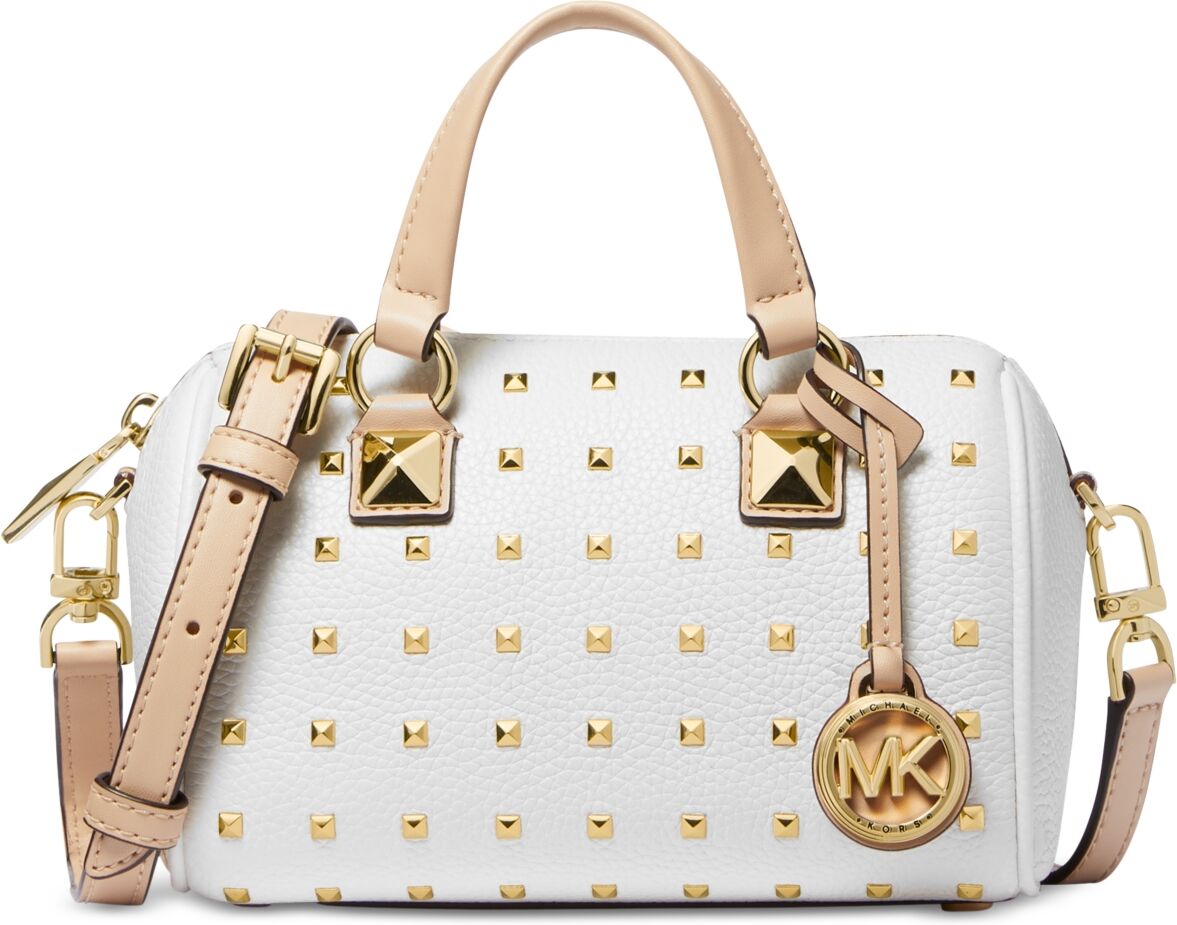 Michael Kors Michael Michael Kors Grayson Small Duffel Crossbody - Pale Gold