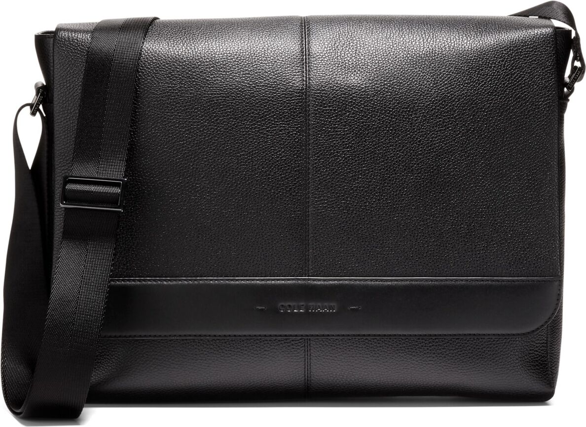 Cole Haan Triboro Small Leather Messenger Bag - Black