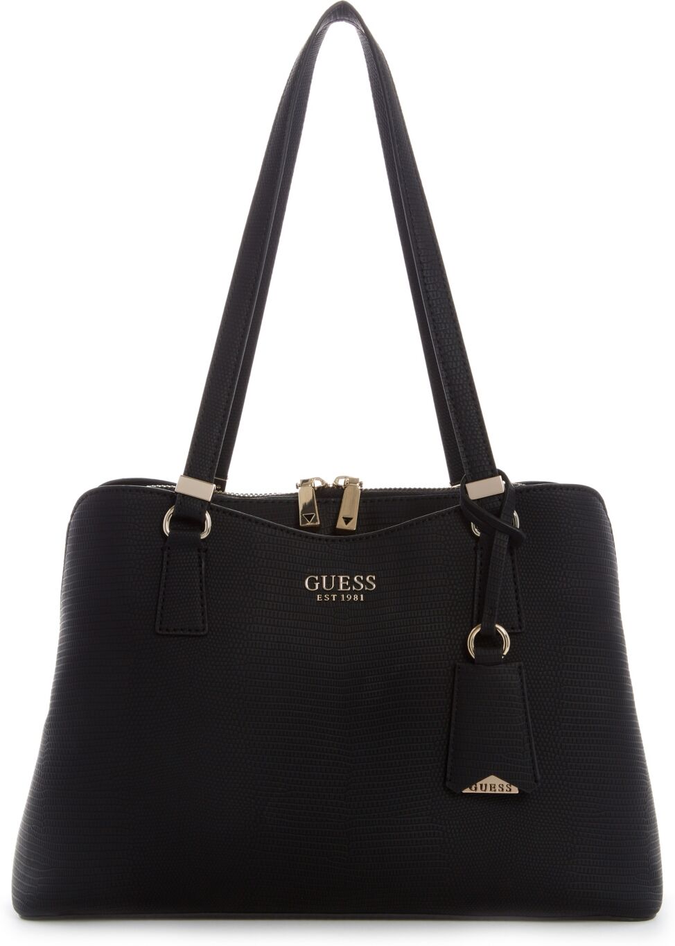 Guess Lyndi Large Girlfriend Satchel - Black