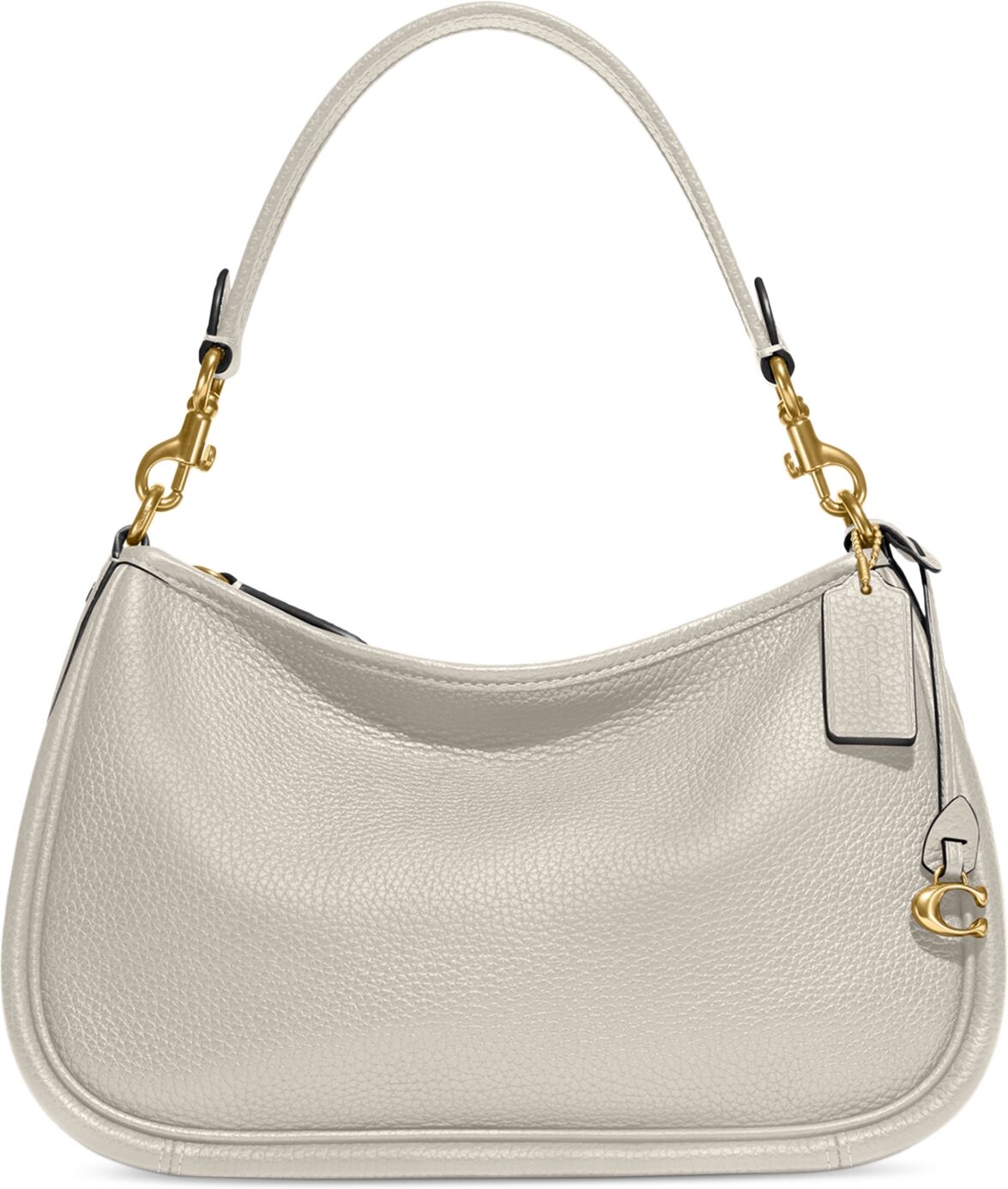 Coach Soft Pebble Leather Cary Convertible Crossbody - Chalk