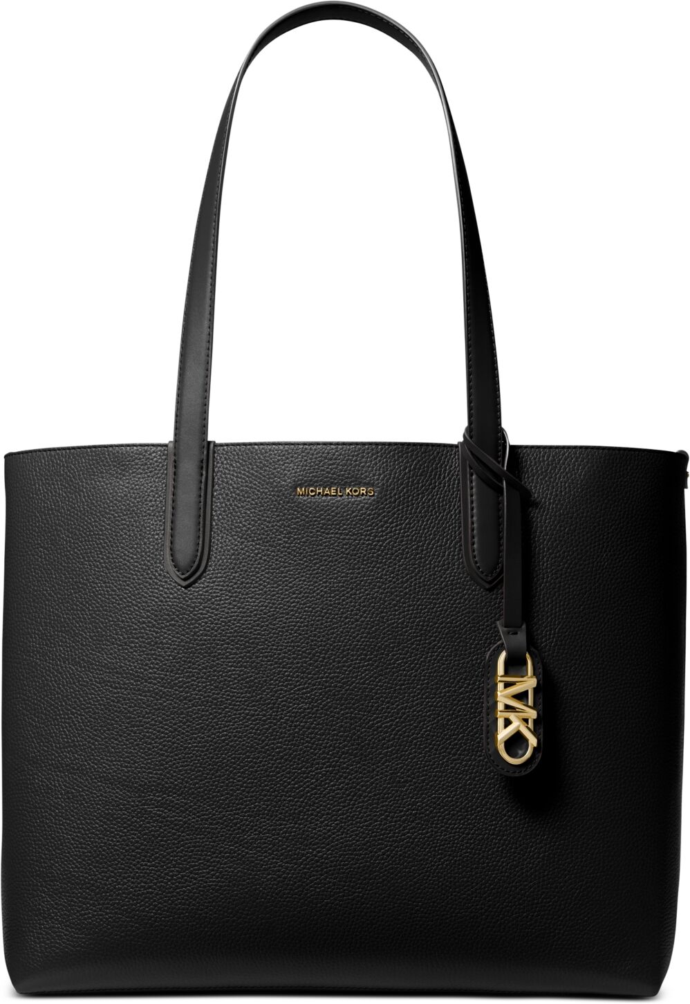 Michael Kors Michael Michael Kors Eliza Extra Large East West Reversible Leather Tote - Black/camel