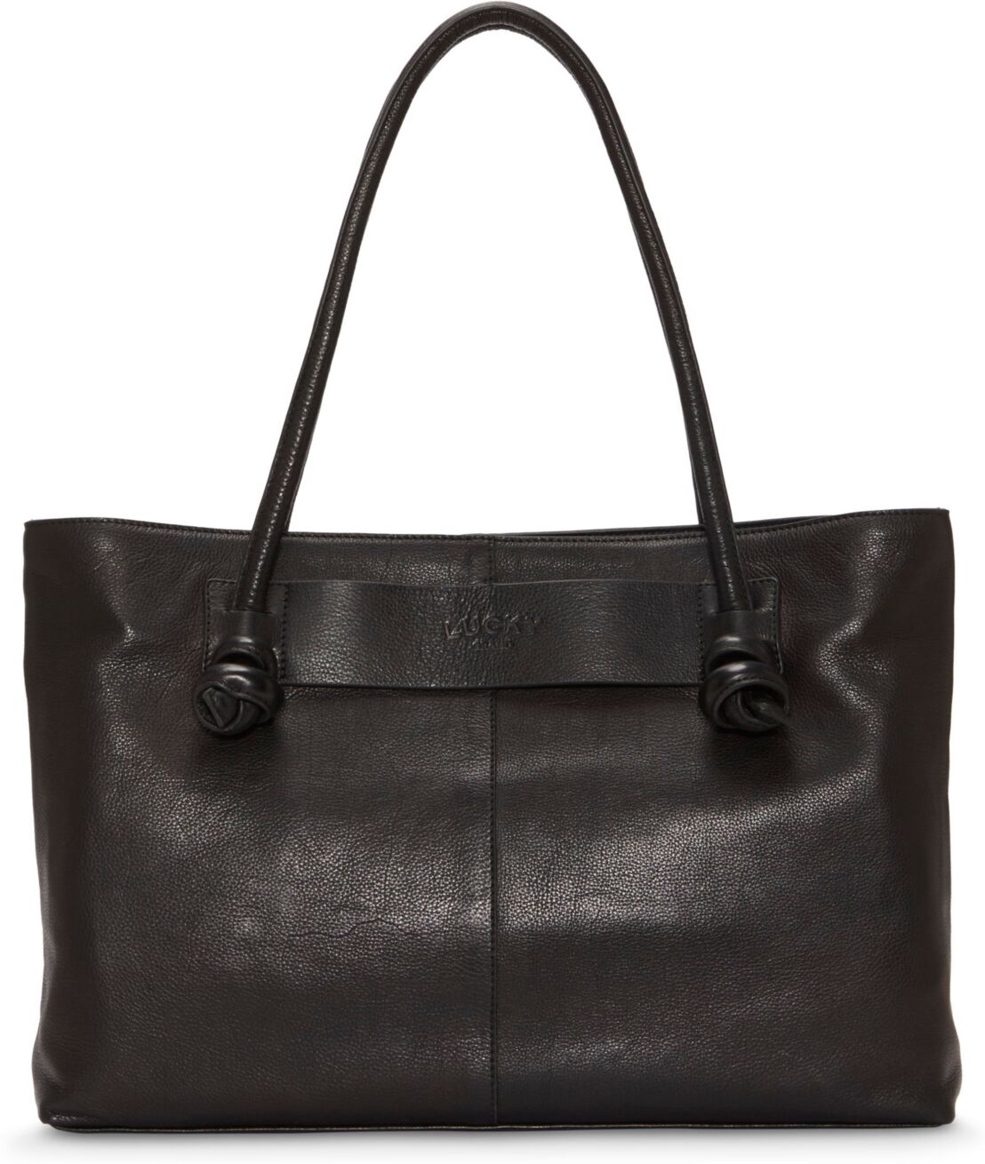 Lucky Brand Women's Juli Leather Tote Handbag - Black