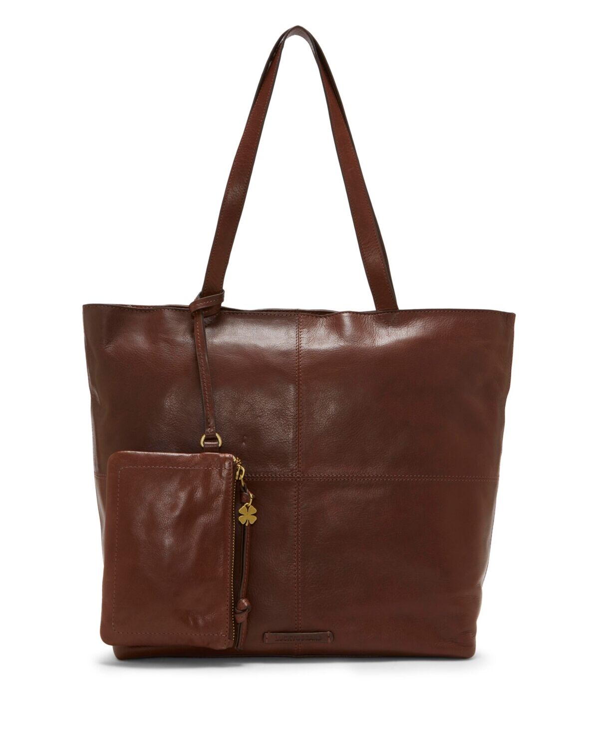 Lucky Brand Women's Kora Leather Tote Handbag - Brandy