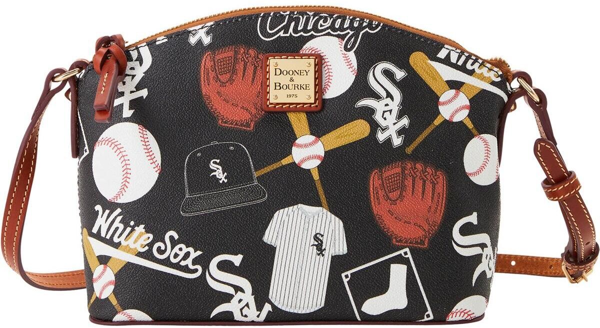 Dooney & Bourke Women's Dooney & Bourke Chicago White Sox Game Day Suki Crossbody Bag - Black