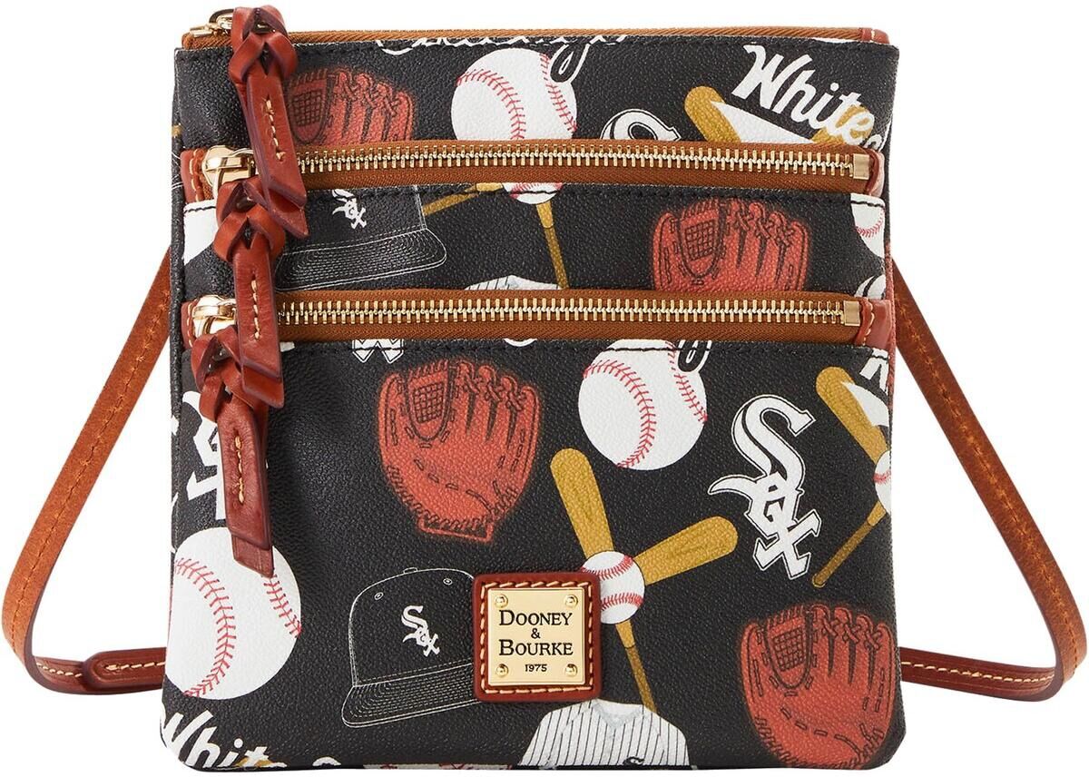 Dooney & Bourke Women's Dooney & Bourke Chicago White Sox Game Day Triple Zip Crossbody Purse - Multi