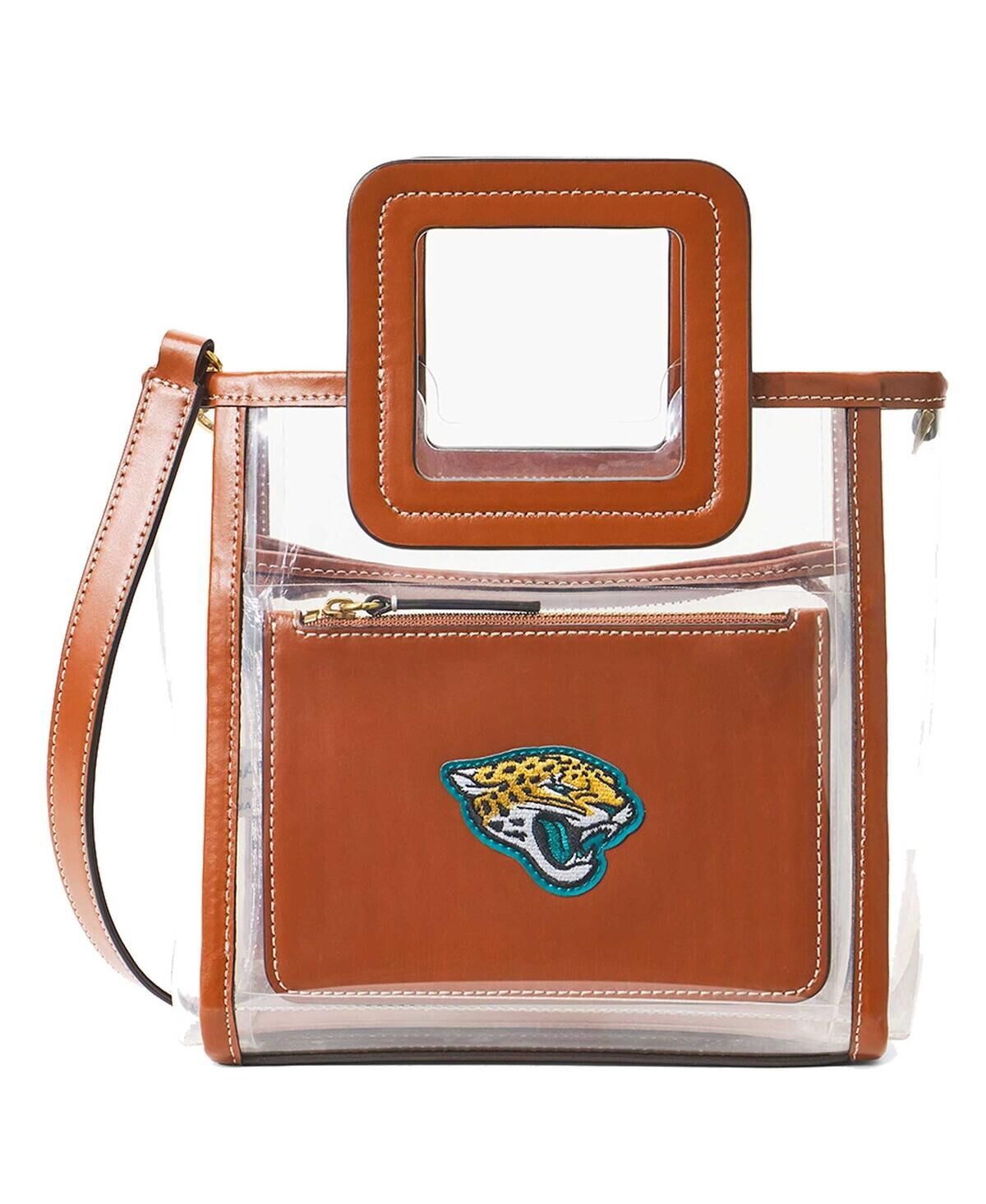 Staud Women's Staud Jacksonville Jaguars Clear Mini Shirley Bag - Brown