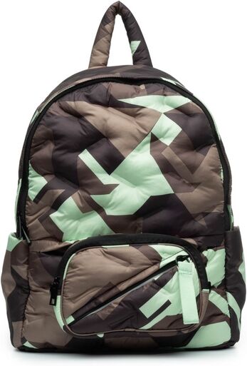 Go Dash Dot Maya Backpack with matching crossbody/belt bag - Mint chip camo