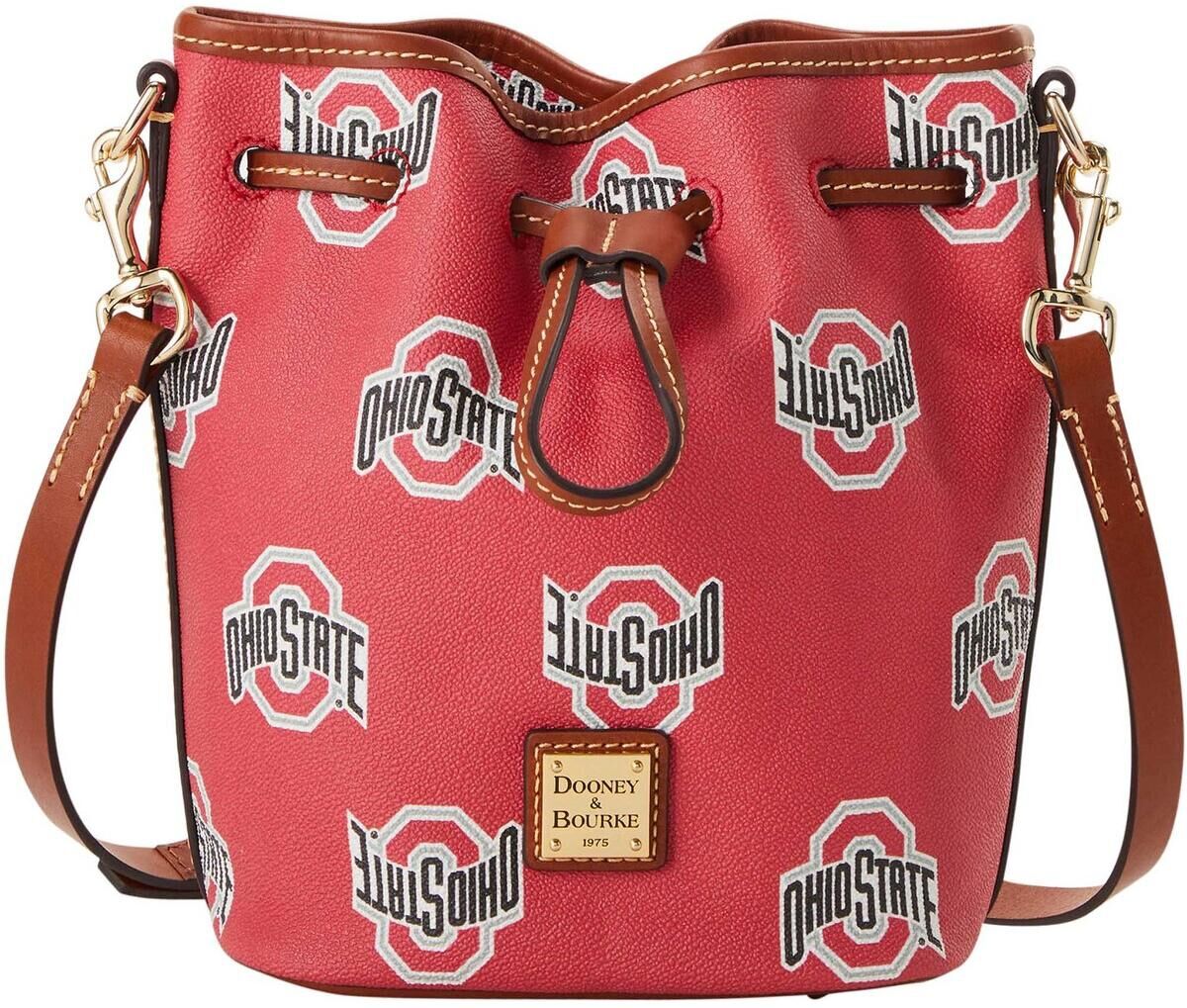 Dooney & Bourke Women's Dooney & Bourke Ohio State Buckeyes Monogram Drawstring Purse - Scarlet