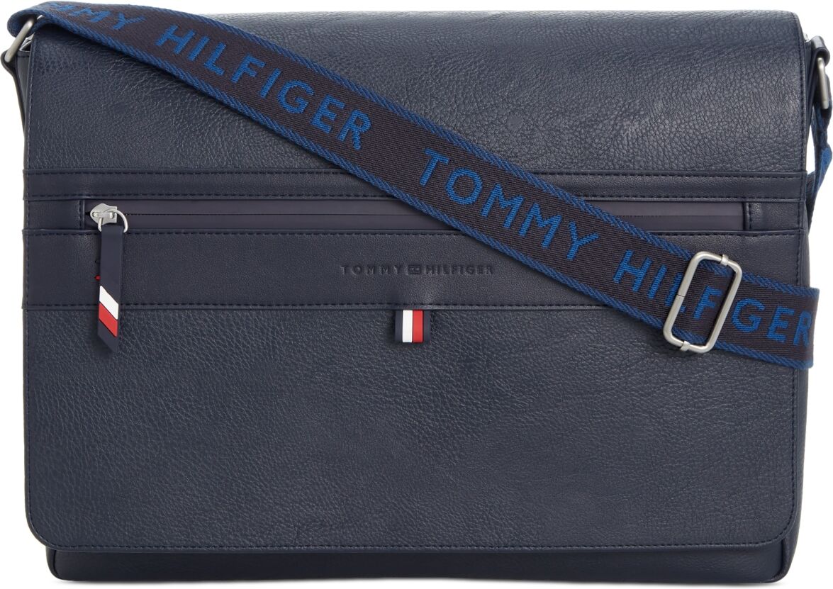 Tommy Hilfiger Men's Pebble Logo Messenger Bag - Navy