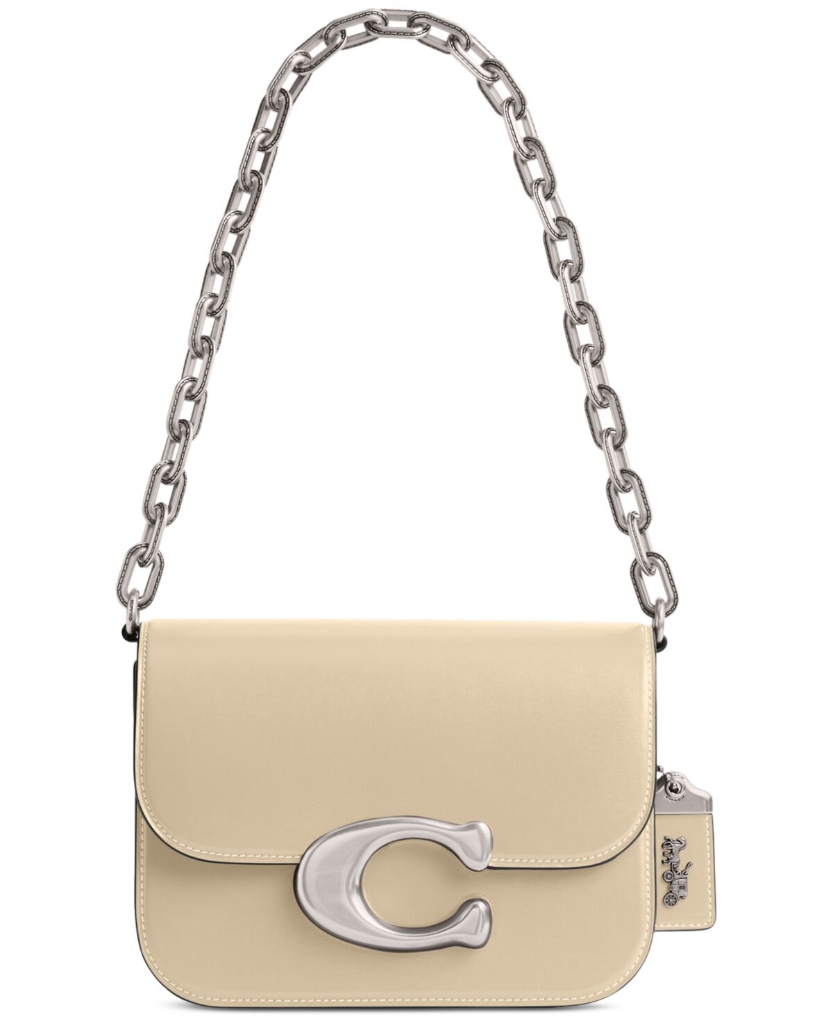 Coach Idol Luxe Refined Leather Small Handbag - Lh/ivory