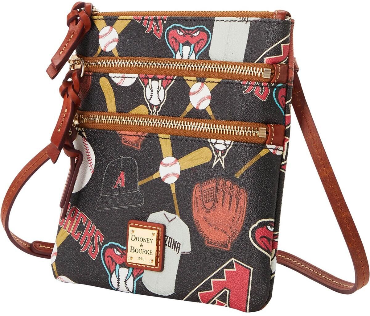 Dooney & Bourke Women's Dooney & Bourke Arizona Diamondbacks Game Day Triple Zip Crossbody Purse - Multi