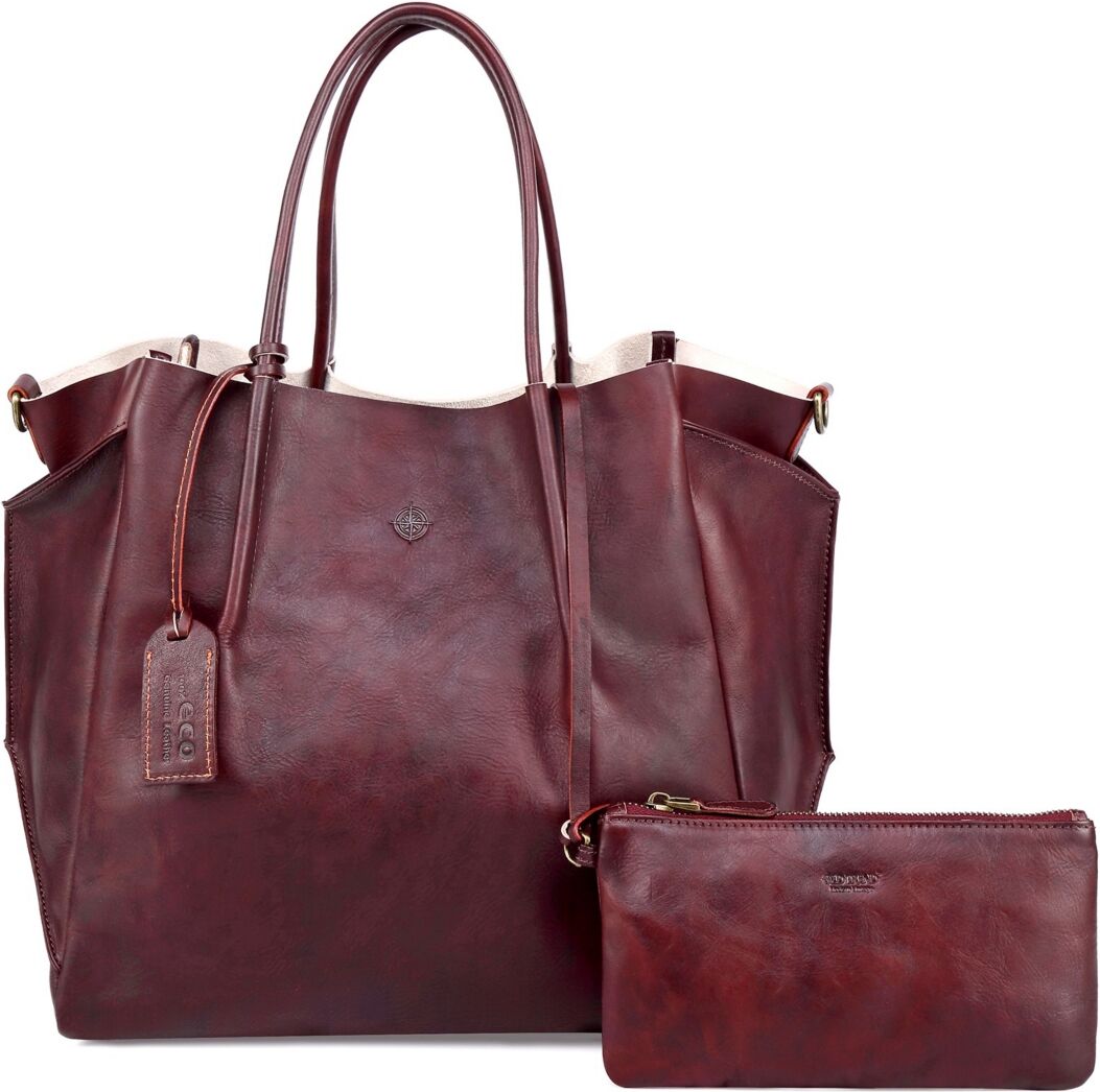 Old Trend Women's Genuine Leather Sprout Land Tote Bag - Rusty Red