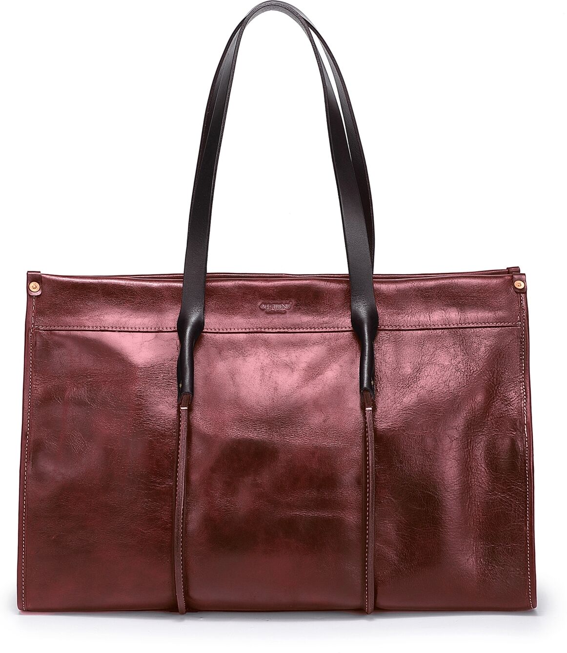 Old Trend Women's Genuine Leather Spring Hill Duffel Bag - Rusty Red