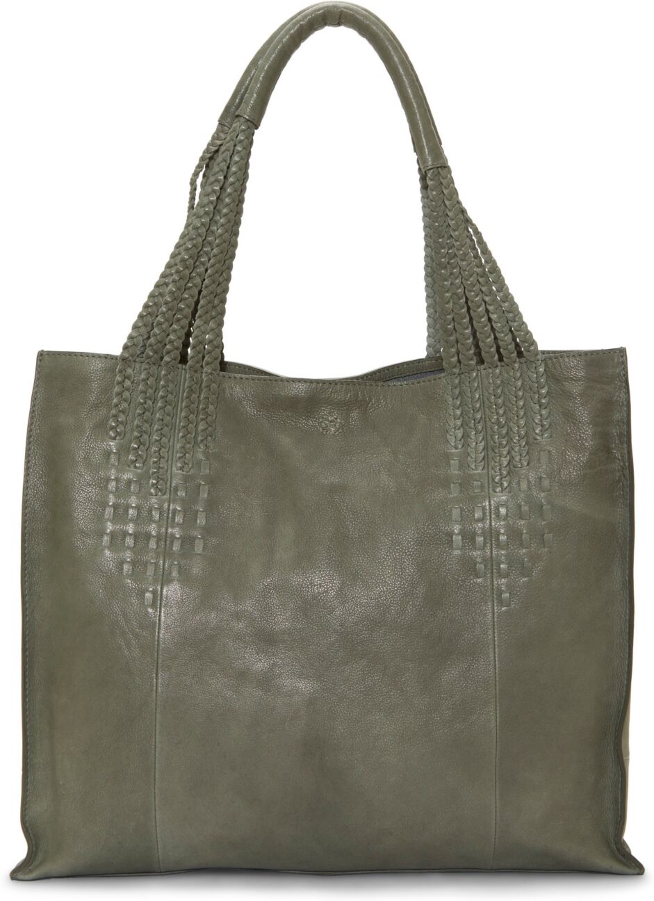 Lucky Brand Women's Mina Leather Tote Handbag - Deep Jade