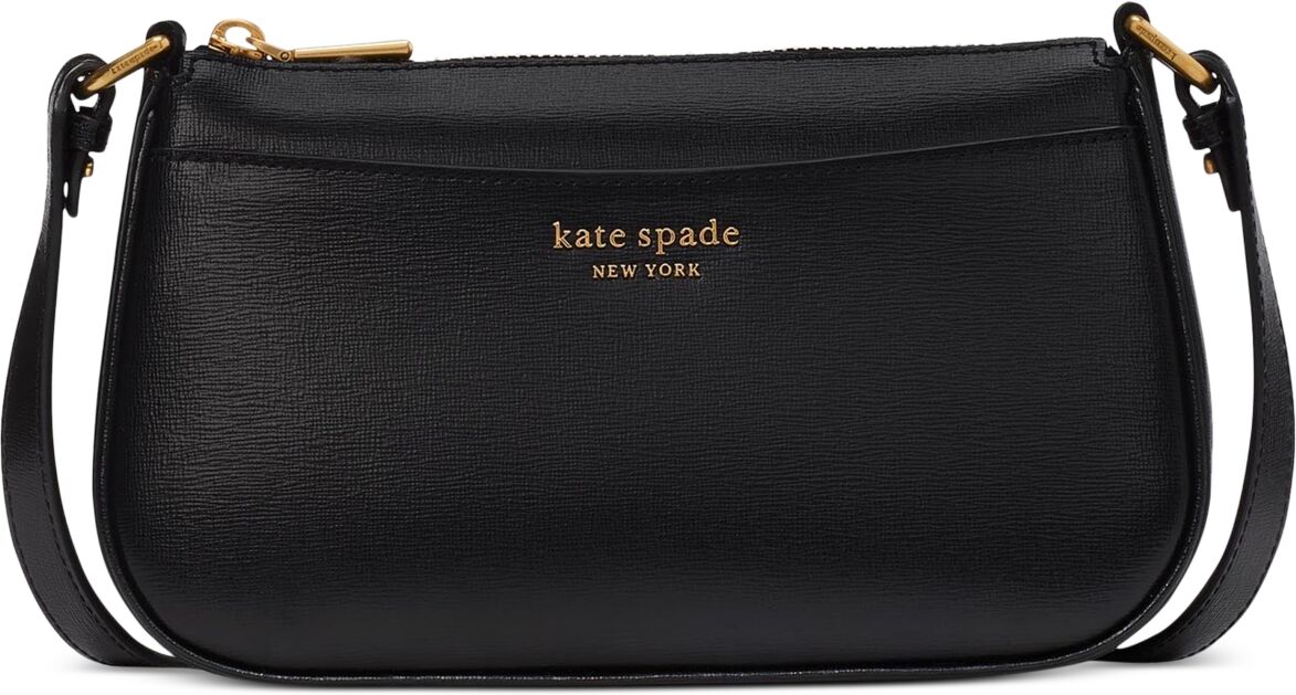 kate spade new york Bleecker Saffiano Leather Small Crossbody - Black