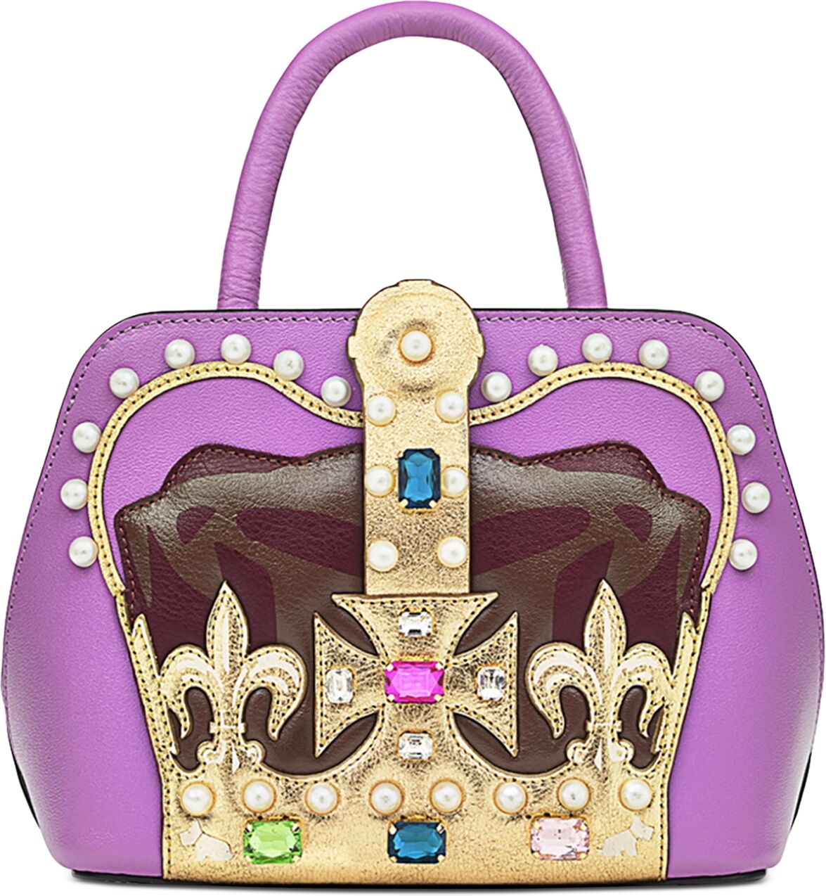 Radley London The Anniversary Mini Crown Leather Handbag - Wisteria