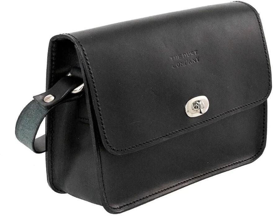 The Dust Company Leather Cross body Bag - Black