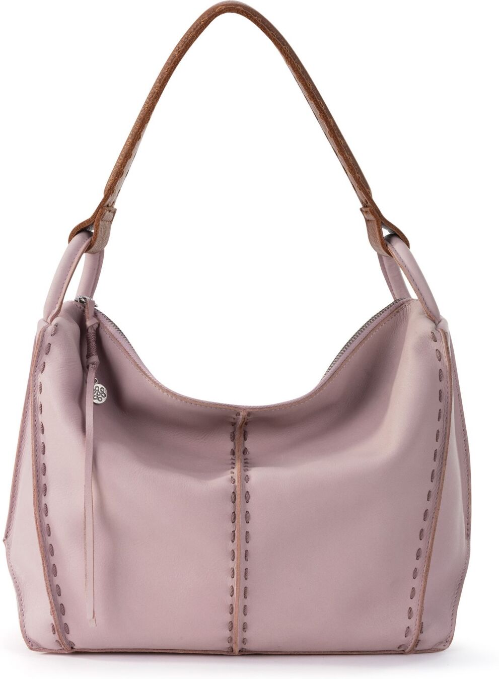 The Sak Los Feliz Leather Hobo Bag - Rosewood