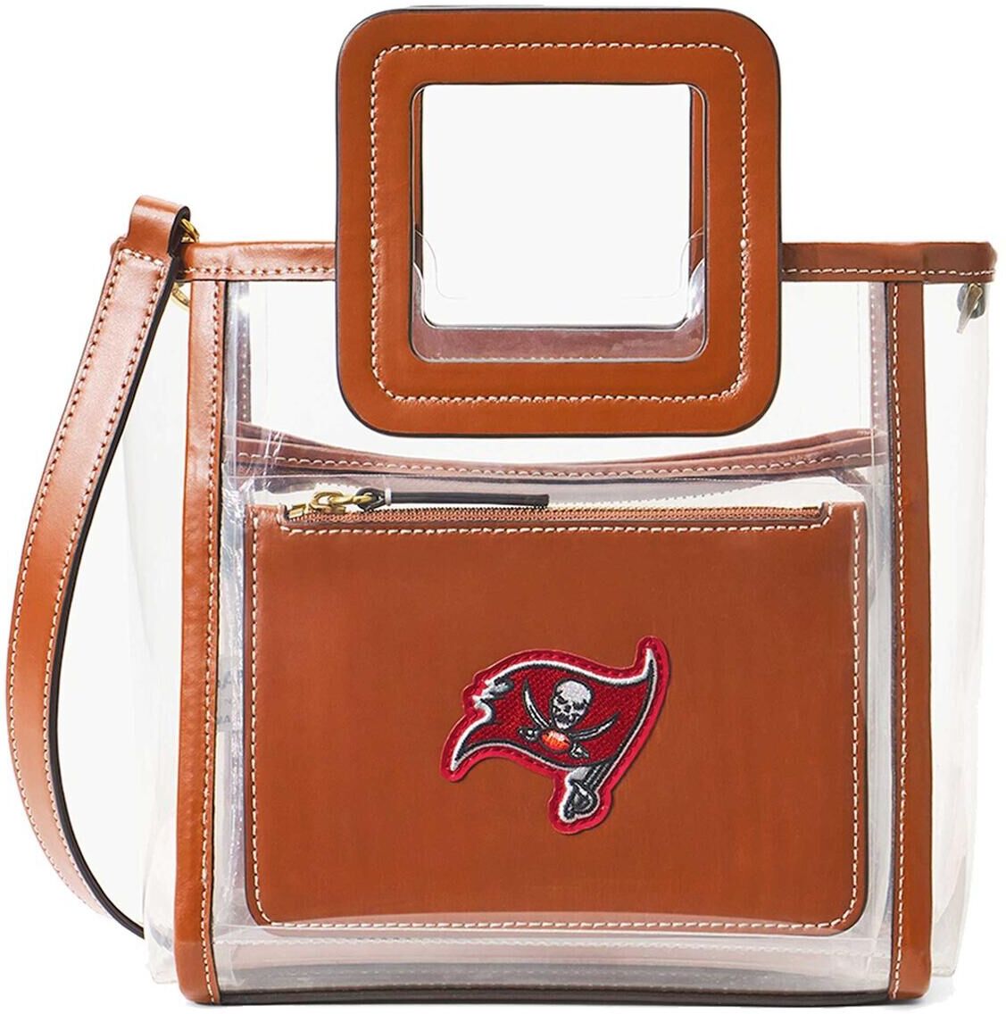 Staud Women's Staud Tampa Bay Buccaneers Clear Mini Shirley Bag - Brown