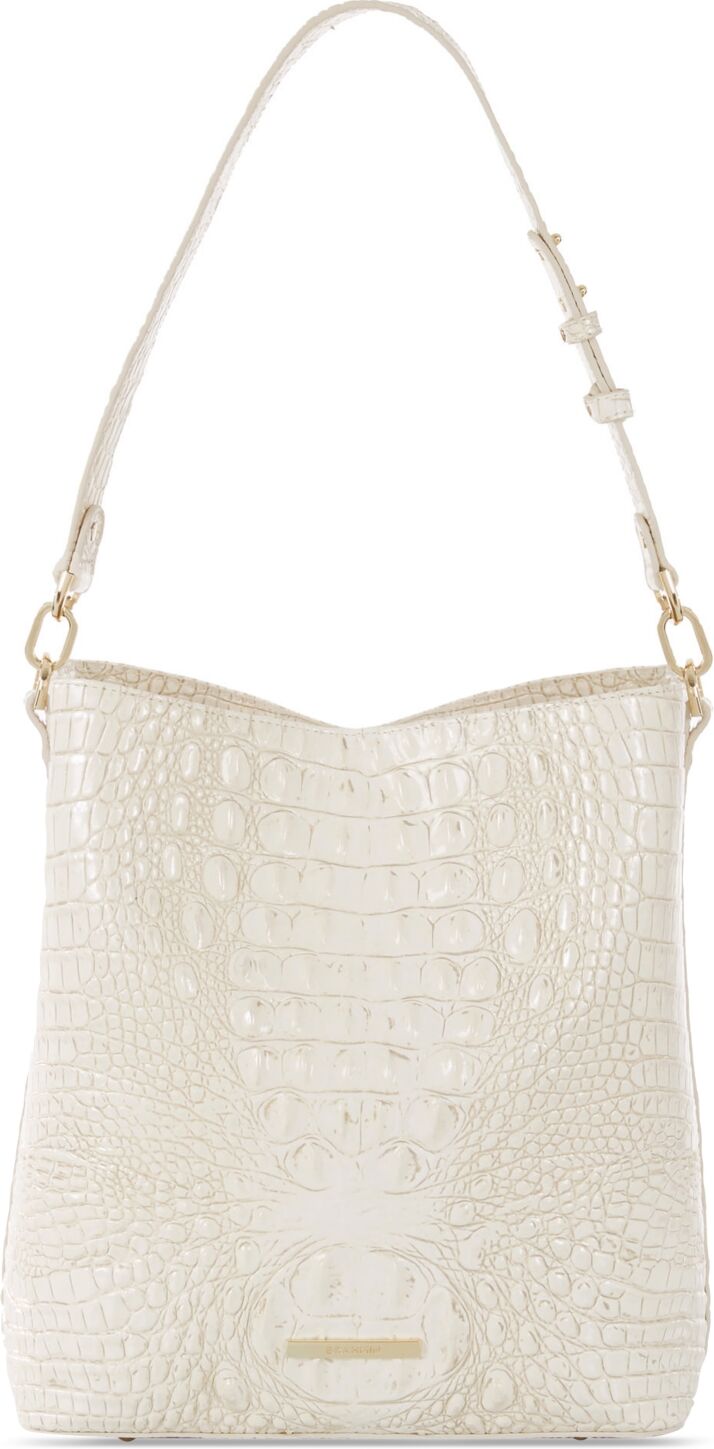 Brahmin Celina Leather Bucket Bag - Coconut Milk Melbourne