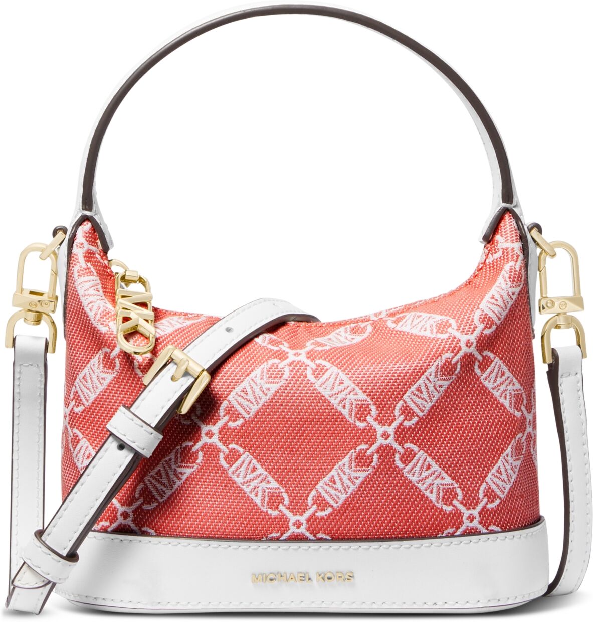 Michael Kors Michael Michael Kors Wythe Small Top Handle Crossbody - Spiced Coral