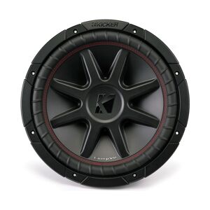 Kicker 12 inch subwoofer with dual 4-ohm voice coils - Black