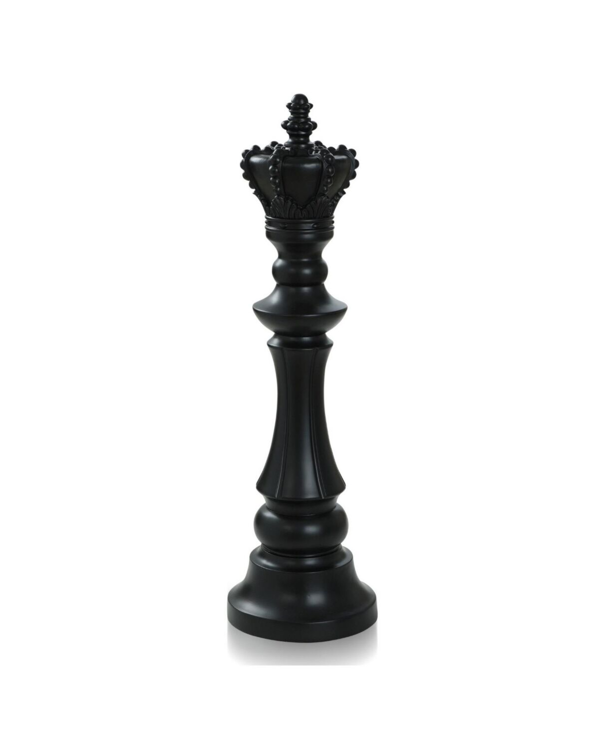 Stylecraft Home Collection StyleCraft King Chess Piece Matte Finish on Resin - Matte Black